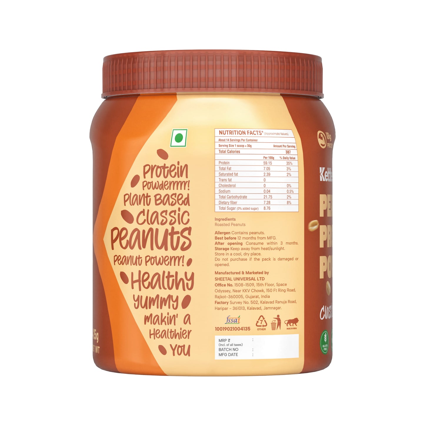 Classic Peanut Protein Powder