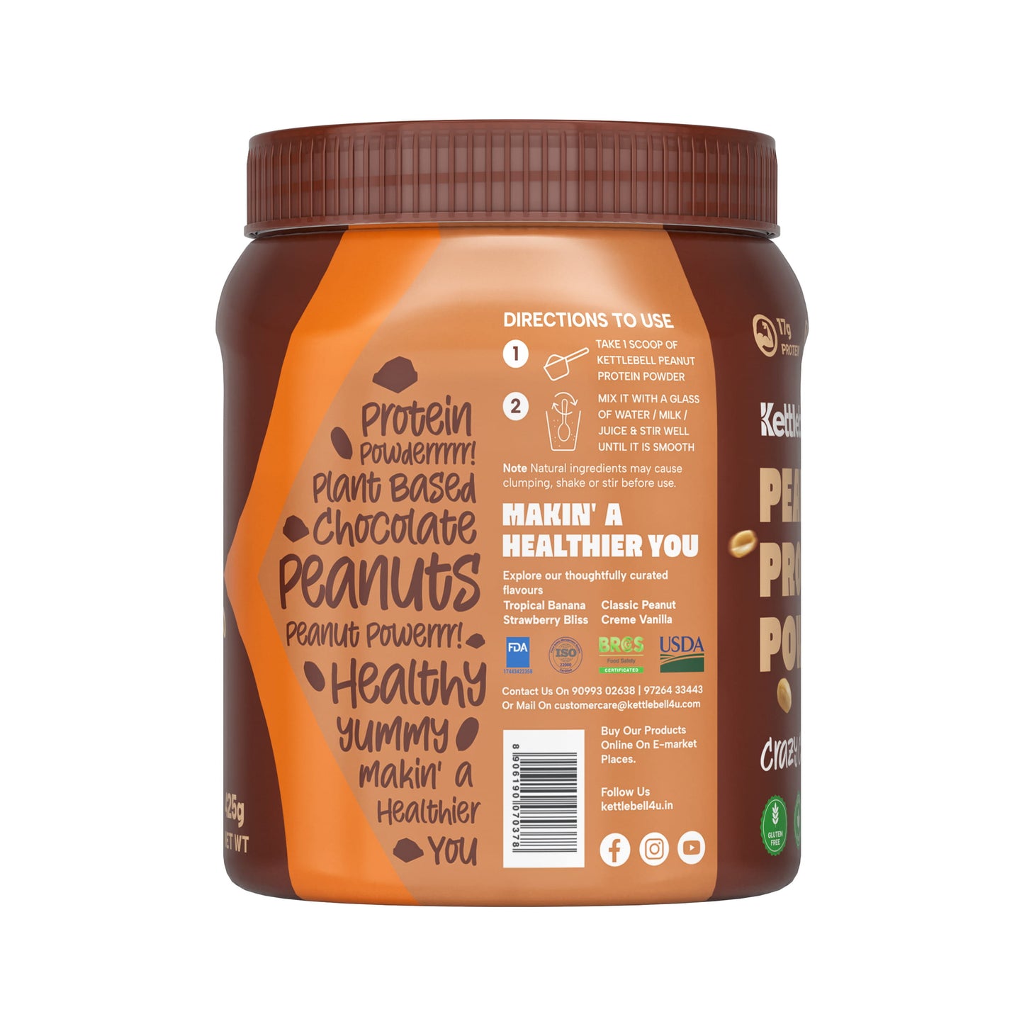 Crazy Chocolate Peanut Protein Powder