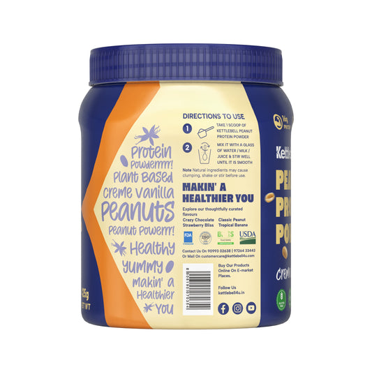 Creme Vanilla Peanut Protein Powder